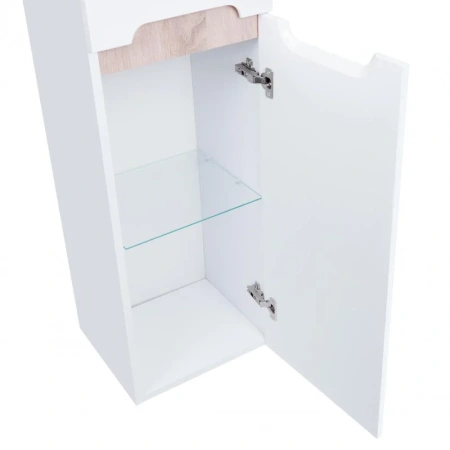 Пенал підвісний Qtap Virgo 350х1600х316 White/Whitish
