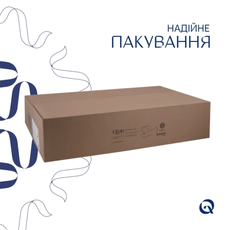 Раковина накладна квадратна 400х400х140 мм, Qtap Kolibri