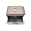 Тумба підвісна Qtap Taurus 600х476х469 Whitish oak зі стільницею
