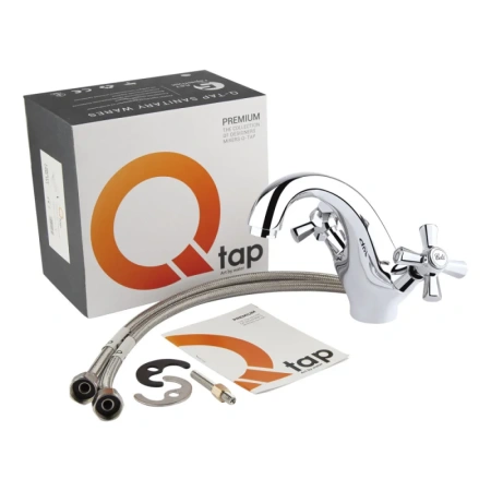Фото Двовентильний змішувач для раковини Qtap Liberty