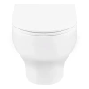 Унітаз підвісний Qtap Aries безободковий з сидінням Slim Soft-close