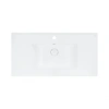 Раковина врізна прямокутна Qtap 910x470x180 White з донним клапаном