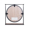 Дзеркало Qtap Taurus 700х850х140 Black/Whitish oak з LED-підсвічуванням
