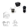 Комплект Qtap Scorpio Matt Black 2 в 1: унітаз підвісний Ultra Quiet + біде підвісне