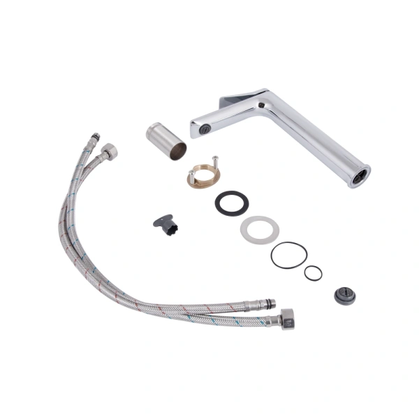 Змішувач для раковини високий Qtap Presto (хром)