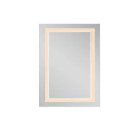 Дзеркало Qtap Cardinal 600х800 з LED-підсвічуванням Touch, з антизапотіванням, з димером, рег. темп. кольору (3000-6500K)
