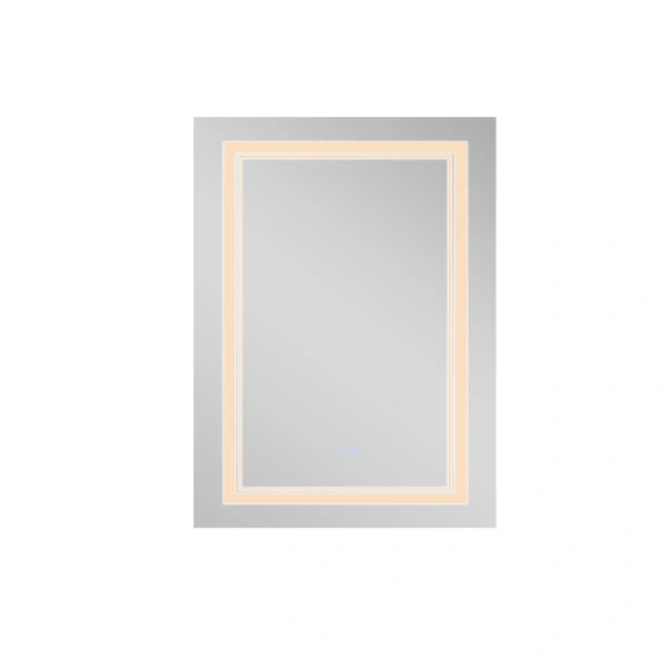 Дзеркало Qtap Cardinal 600х800 з LED-підсвічуванням Touch, з антизапотіванням, з димером, рег. темп. кольору (3000-6500K)
