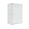 Фото Душова кабіна Lidz Wawel SC100x80.SAT.LOW.FR, скло Frost 5 мм + душовий піддон Lidz ST100x80х14