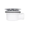 Фото Душовий піддон Qtap Tern 100x100x12 см + сифон