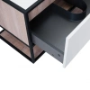 Тумба підвісна Qtap Taurus 800х476х469 White/Whitish oak зі стільницею