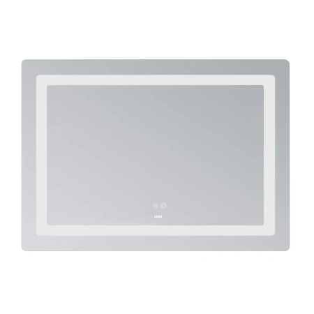 Дзеркало Lidz Kubis (KU2) 1200х800 з LED-підсвічуванням Touch, з антизапотіванням, з регулюванням яскравості