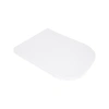 Сидіння для унітазу Qtap (Stork, Aquarius 630) 420x336x22 мм, White, з мікроліфтом, Slim Duroplast, Quick Release