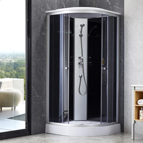 Фото Душовий бокс Qtap SAT (Black/Grey)