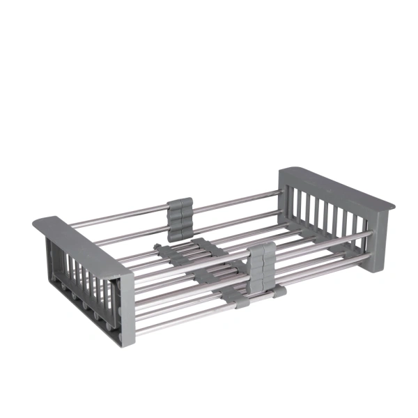 Кухонна мийка з нержавіючої сталі 50*50 Brush 3.0/1.0mm Lidz + Змішувач для кухні з висувним виливом