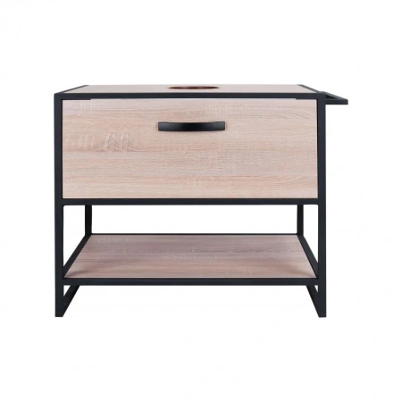 Тумба для підлоги Qtap Taurus 800х616х469 Whitish oak зі стільницею