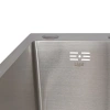 Фото Кухонна мийка з нержавіючої сталі 63*50R крило праворуч Brushed Steel 3,0/1,0 мм Lidz