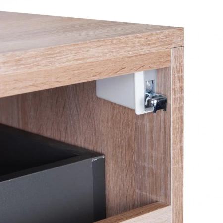 Тумба для підлоги Qtap Taurus 600х616х437 Whitish oak зі стільницею