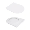 Унітаз підвісний Jay Rimless 485×360×320 мм, White, з сидінням Slim Duroplast/ Soft-close/ Quick Relase Qtap