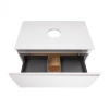 Тумба підлогова Qtap Robin 800х616х437 White/Whitish oak зі стільницею