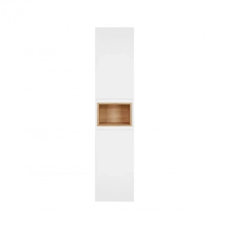 Пенал підвісний Qtap Robin 350х1650х316 Graphite/Whitish