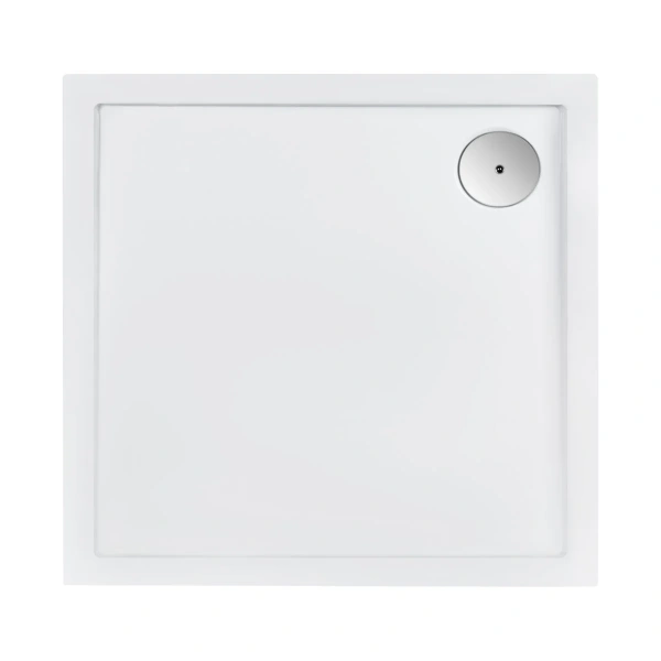 Фото Набір Qtap душова кабіна Capricorn Clear 2020x1000x1000 мм + піддон Tern 100x100x12 см з сифоном
