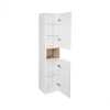 Пенал підвісний Qtap Robin 350х1650х316 Graphite/Whitish