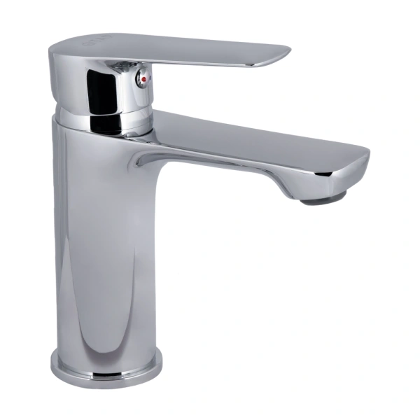 Змішувач для умивальника Qtap Leo New хром
