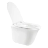 Унітаз підвісний Qtap Virgo безобідковий з сидінням Slim Soft-close