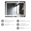 Дзеркало Kroner KRP Spiegel HR1 - 9070 з LED-підсвічуванням та антизапотіванням