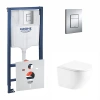 Набір інсталяція 4 в 1 Grohe Rapid SL 38772001 + унітаз із сидінням Qtap Robin
