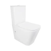 Унітаз підлоговий Qtap Tern Ultra Quiet безобідковий з сидінням Soft-Close White