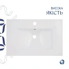Раковина врізна меблева Albatross 720х460х180 мм, White, прямокутна Qtap