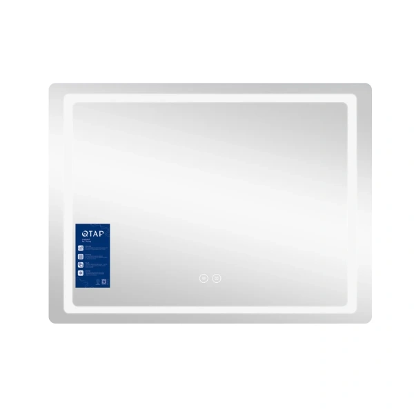 Дзеркало Qtap Mideya (DC-F614) 700х500 з LED-підсвічуванням Touch, з антизапотіванням, димером