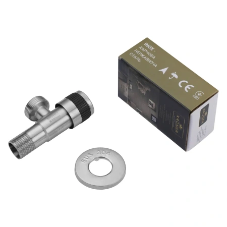 Кран приладовий Kroner KRP Edelstahl Klassisch - ESG102 1/2"х3/4" ЗЗ