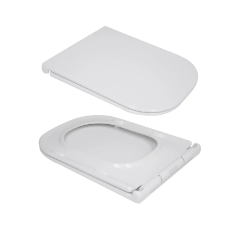 Унітаз підлоговий Qtap Presto Quadro безобідковий з сідінням Soft-close