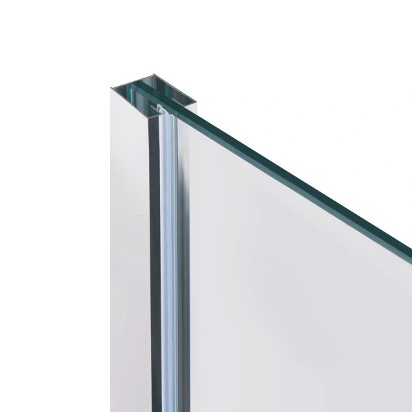 Душова перегородка Qtap Walk-In Standard.C8 110х200 см, скло Clear 8 мм, покриття CalcLess