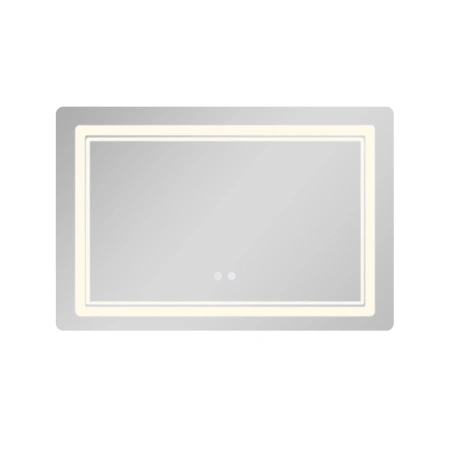 Дзеркало Qtap Cardinal (CA2) 800х600 з LED-підсвічуванням Touch, з антизапотіванням, з димером, рег. темп. кольору (3000-6500K)