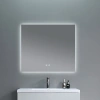 Дзеркало Qtap Taurus (TA1) 800×700 мм з LED-підсвічуванням Touch, з антизапотіванням, з димером, рег. темп. кольору (3000-6500K)