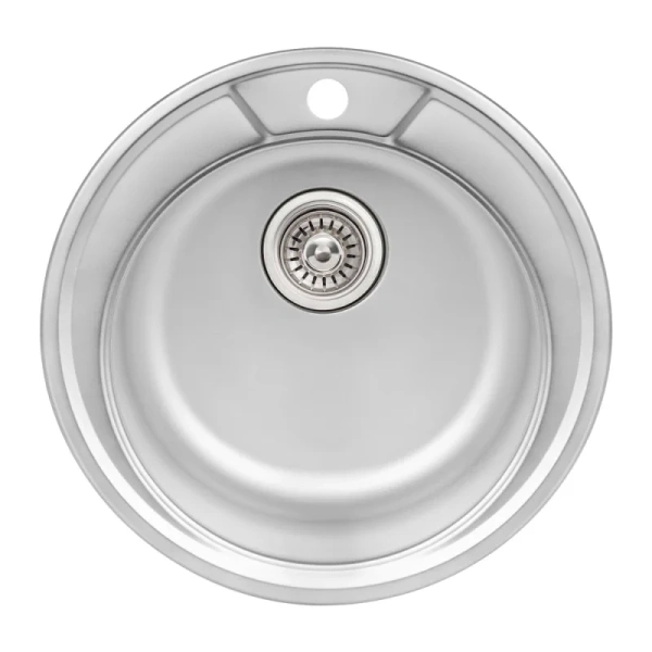 Кухонна мийка Qtap D490 Satin 0,8 мм