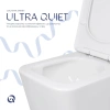 Унітаз підлоговий Qtap Crow Ultra Quiet безобідковий з сідінням Soft-close