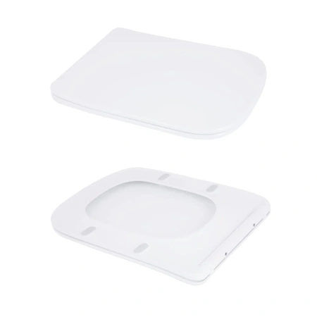 Унітаз-моноблок підлоговий Qtap Kolibri Ultra Quiet безобідковий з сидінням Soft-close WHITE