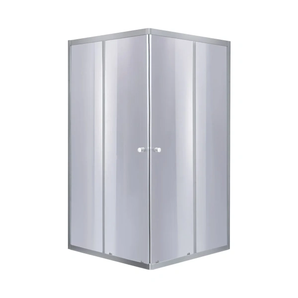Фото Душова кабіна Lidz Wawel SC80x80.SAT.LOW.GR, скло тоноване 4 мм + душовий піддон Lidz ST80x80х14