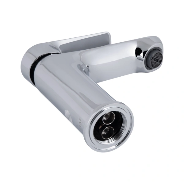 Змішувач для умивальника Qtap Leo New хром