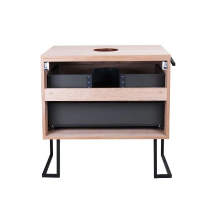 Тумба для підлоги Qtap Taurus 700х616х437 Whitish oak зі стільницею