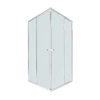 Душова кабіна Qtap Pisces-11SP5 90-105x90-105 см, скло Pear 5 мм без піддона