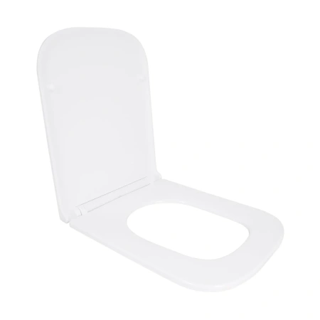 Сидіння для унітазу Qtap (Gemini 490) 428x344x37,5 мм, White, з мікроліфтом, Slim Duroplast, Quick Release