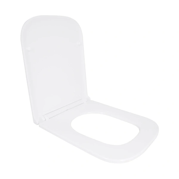 Сидіння для унітазу Qtap (Gemini 490) 428x344x37,5 мм, White, з мікроліфтом, Slim Duroplast, Quick Release