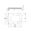 Qtap Сидіння для унітаза (Crow 640) 460x350x47 мм, White, з мікроліфтом, Slim Duroplast, Quick Release