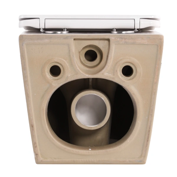 Унітаз підвісний у кольорі мармур 490x365x325 мм з сидінням Slim Duroplast Qtap Robin