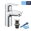 Фото Змішувач для раковини Grohe QuickFix Start Edge S-Size з донним клапаном